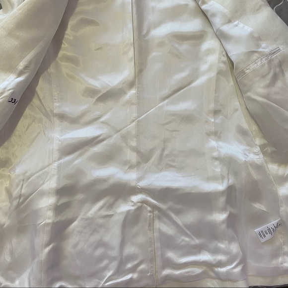 Helmut Lang Off-White Hemp and Cotton-blend Blazer - Picture 13 of 16